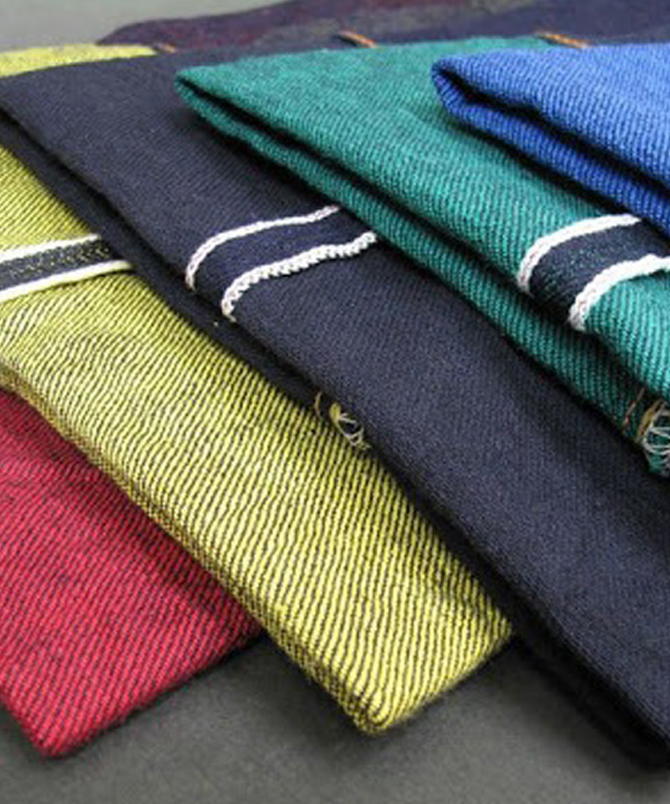 Colored Denim Fabric Supplier  Colored Denim Fabric Manufacturers